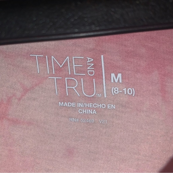 Time and Tru tie dye flutter sleeve dress. - Picture 4 of 5